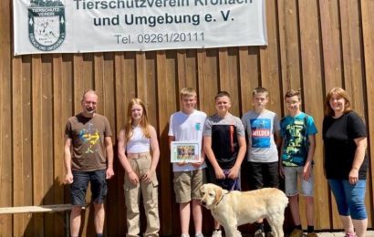 Firmlinge aus Teuschnitz und Wickendorf sammelten 630 Euro für das Kronacher Tierheim