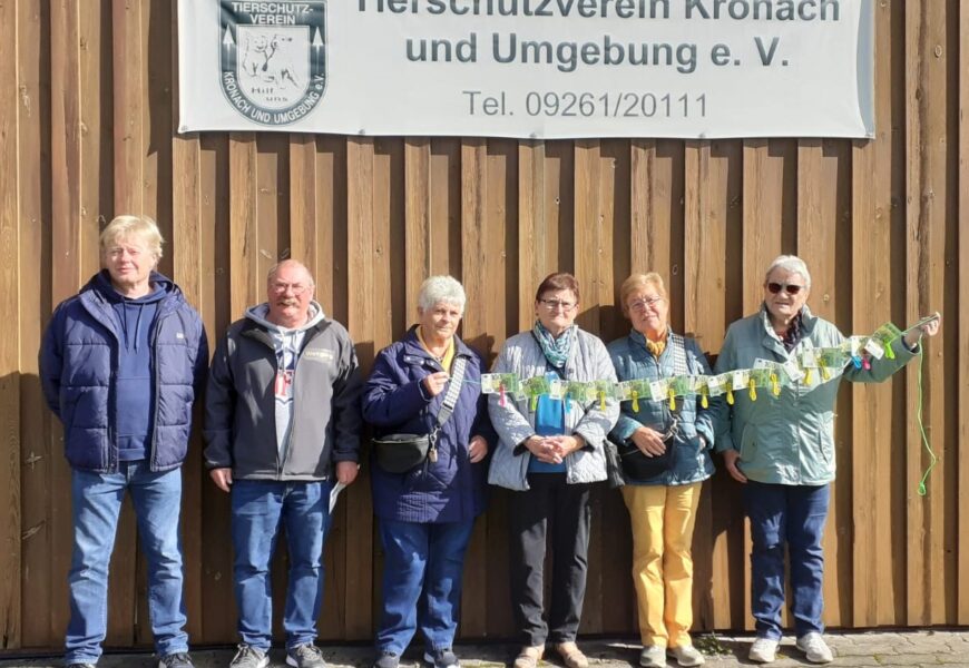 1500 Euro für unser Tierheim – die AWO Ludwigsstadt beweist ihr großes Herz für Tiere