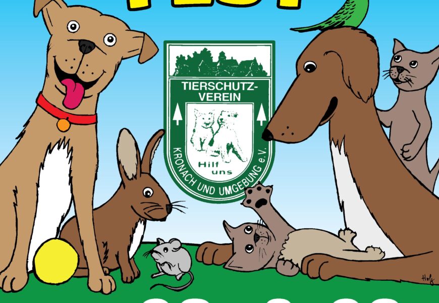 Wir möchten Sie ganz herzlich zu unserem Tierheimfest am 02. & 03.08.25 einladen!