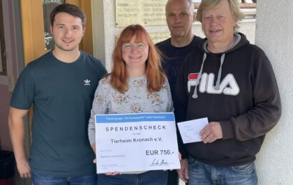 „Die Gezwungenen“ spenden 750 Euro
